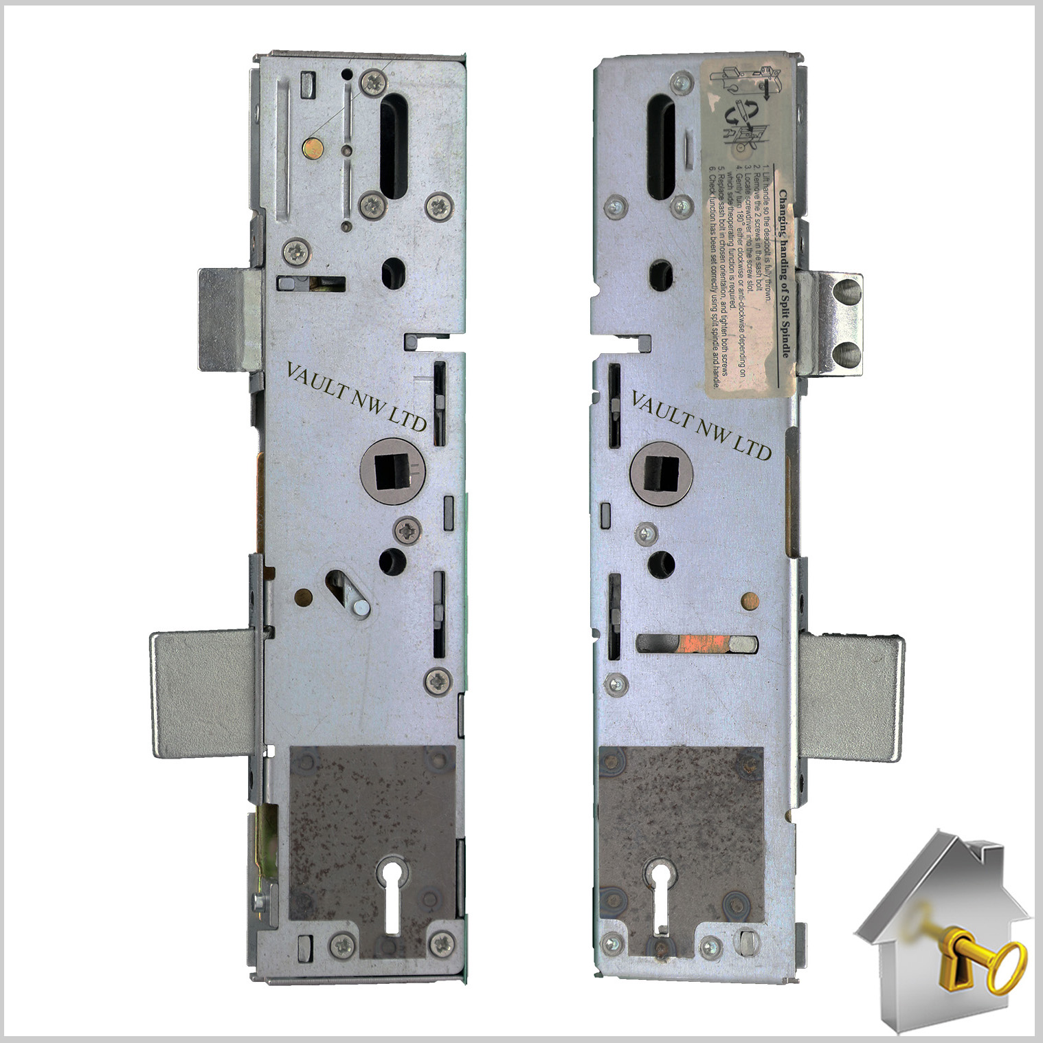 ERA Multi Point Latch & Deadbolt Split Spindle Gearbox 45mm for UPVC Doors