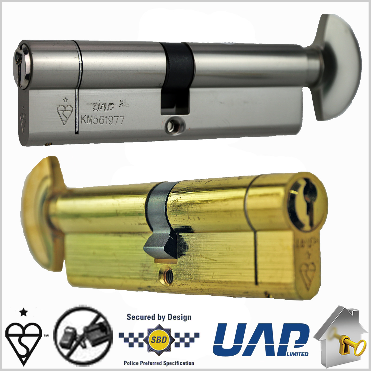 Measuring Gauge UAP Euro Profile Cylinder Lock 