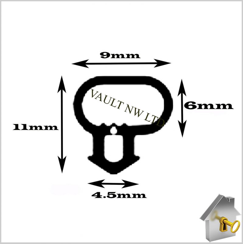 B354 Bubble Gasket Seal for Upvc Double Glazing Windows & Doors Vault Nw