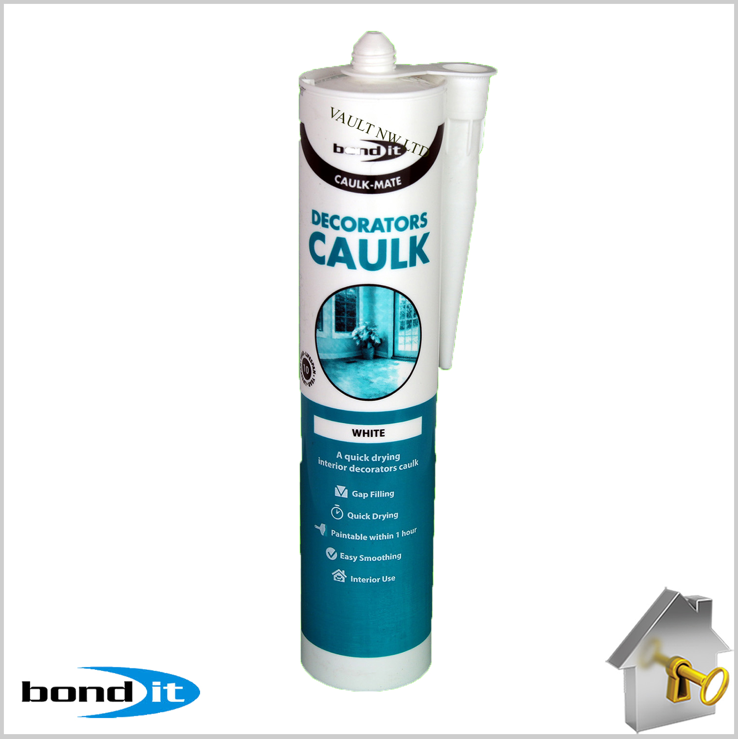 Decorators Caulk Crack Filler Acrylic Sealant Silicone Windows Skirting