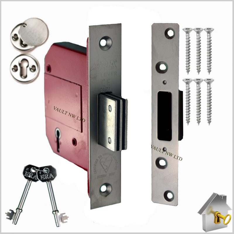 5 Lever ERA Sash Lock Fortress Mortice Lock British Standard Vault Nw