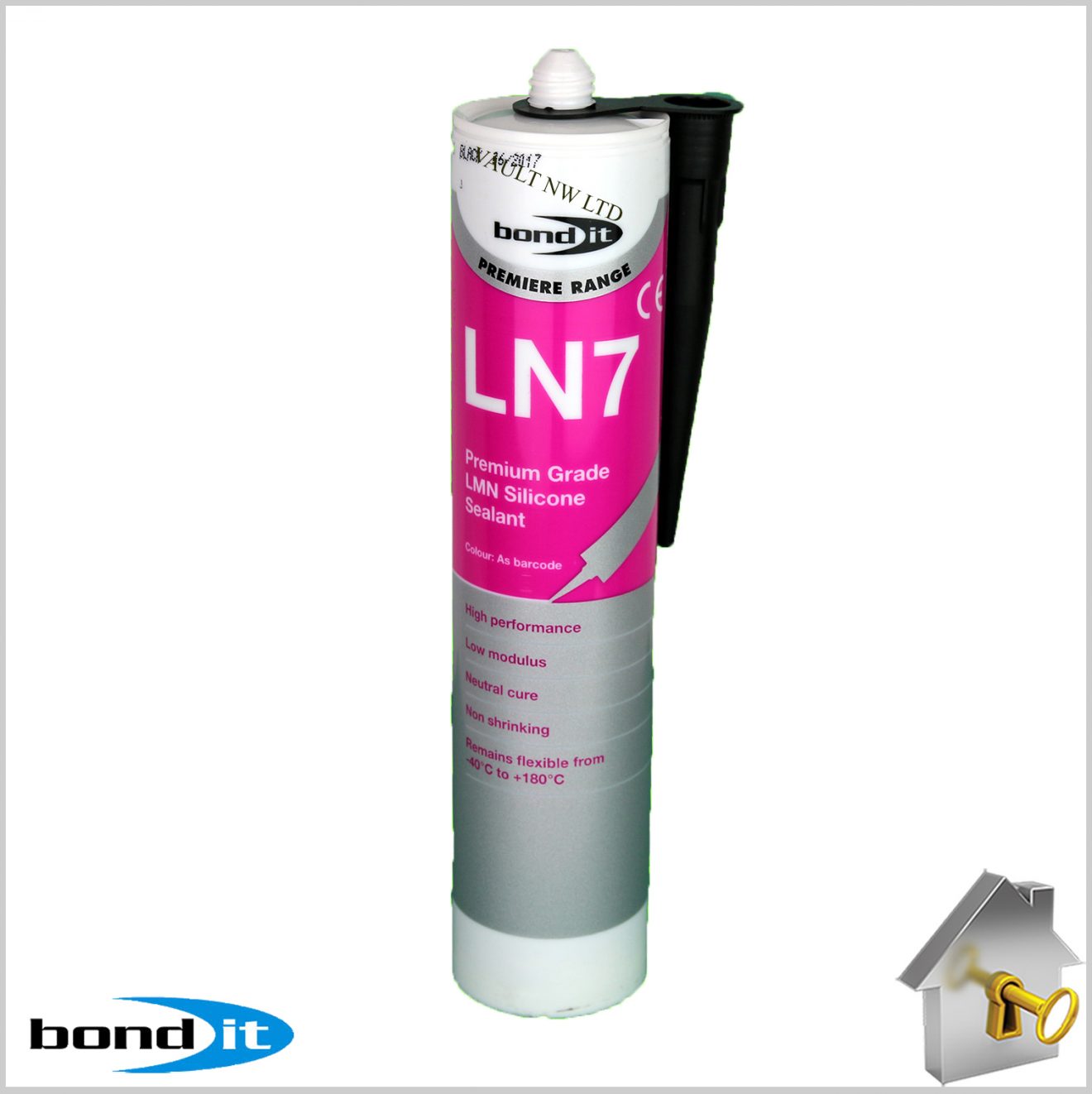 LN7 Premium Silicone In Black-Clear-White Bond It Low Modulus Neutral ...