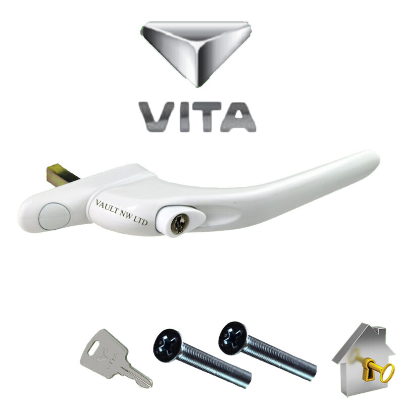 uPVC Universal Inline Window Handle, Key Locking Espag Double Glazing ...
